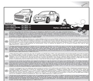 JAGUAR E-Pace 2021- Römork Tesisatı 13P