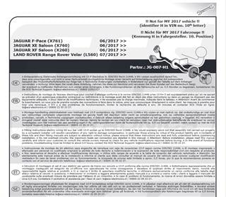 JAGUAR F-Pace 2017-2021 Römork Tesisatı 13P