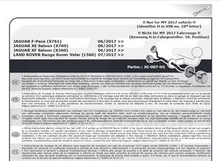 JAGUAR F-Pace 2017-2021 Römork Tesisatı 13P