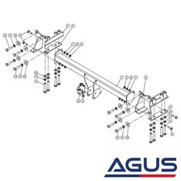 JAGUAR F-Pace 2015-2021 Sökülebilir Çeki Demiri