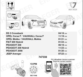 JEEP Avenger Römork Tesisatı 13P