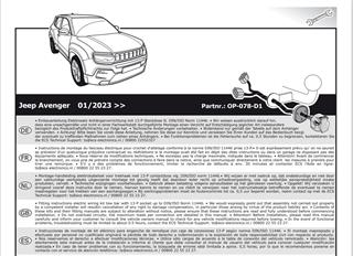 JEEP Avenger Römork Tesisatı 13P