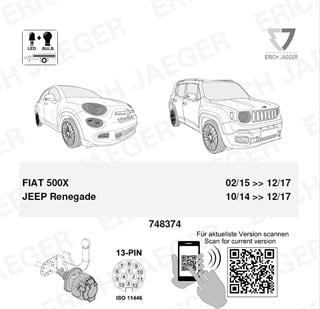JEEP Renegade 2014-2017 Römork Tesisatı 13P