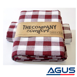 Kamp & Karavan Masa ve Piknik Örtüsü - Bordo 160x220cm