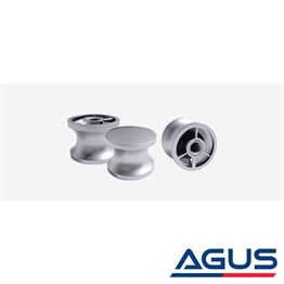 Karavan 20mm. Yuvarlak Bas-Çek Mobilya Kilidi Büyük Tuşlu