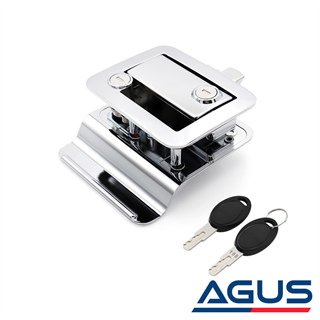 Karavan Çift Kilitli Kapı Kilidi Krom