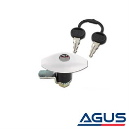 Karavan Kapı Kilidi Beyaz 76x41mm