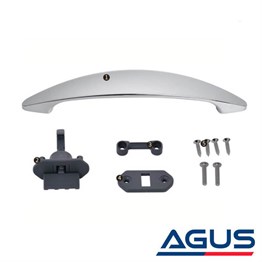 Karavan Krom Kulplu Mobilya Kilidi