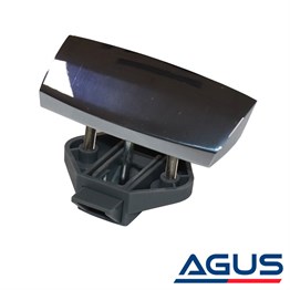 Karavan Krom-Nikel Bas-Çek Mobilya Kilidi 