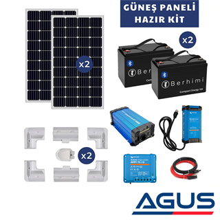 Karavan Lityum Güneş Paneli Hazır Kit
