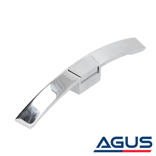 Karavan Oval Krom Bas-Çek Mobilya Kilidi 