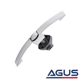 Karavan Oval Krom Bas-Çek Mobilya Kilidi 