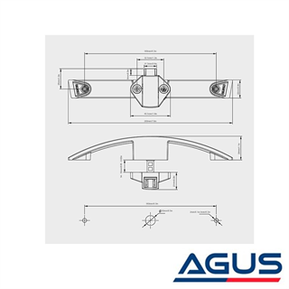 Karavan Oval Krom Bas-Çek Mobilya Kilidi 