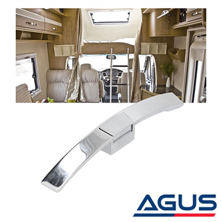 Karavan Oval Krom Bas-Çek Mobilya Kilidi 