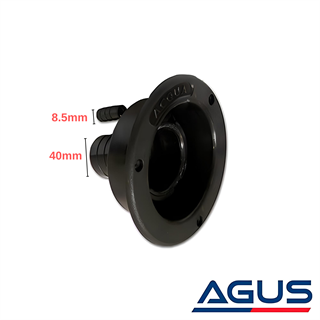 Karavan Su Dolum Ağzı 40 mm Siyah