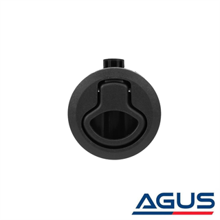 Karavan & Tekne Banyo ve Mobilya Kilidi Siyah ⌀ 60mm 