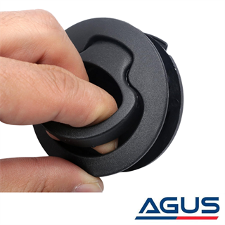 Karavan & Tekne Banyo ve Mobilya Kilidi Siyah ⌀ 60mm 