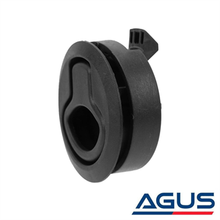 Karavan & Tekne Banyo ve Mobilya Kilidi Siyah ⌀ 60mm 