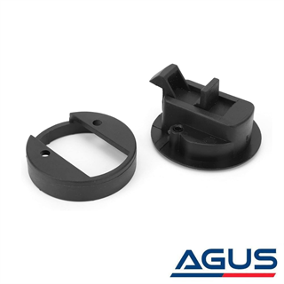 Karavan & Tekne Banyo ve Mobilya Kilidi Siyah ⌀ 60mm 