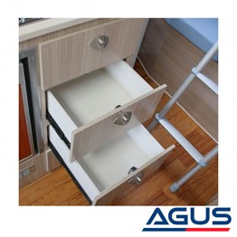 Karavan & Tekne Krom Bas Çek Mobilya Kilidi