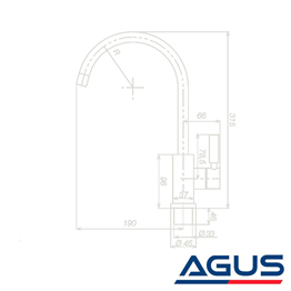 Karavan Trend S Ceramik Sıcak/Soğuk  360° Dönen Musluk Micro Switch 33mm