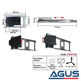 Karavan TV Tutucu Bloklu