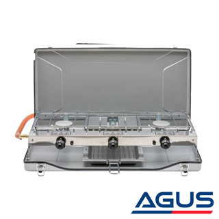 Katlanır Çift Gözlü Karavan Gazlı Ocak ve Izgara BBQ