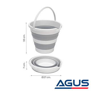 Katlanır Silikon Katlanır Kova 12 Litre