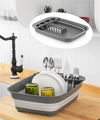 Katlanır Silikon Tabak & Çatal-Bıçak Tutucu