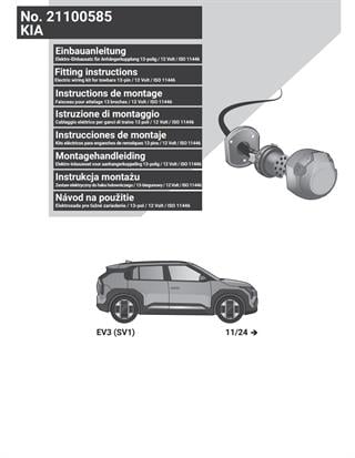 KIA EV3 2024- Römork Tesisatı 13P