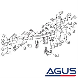 Kia Sorento Sökülebilir Çeki Demiri 2014-2018