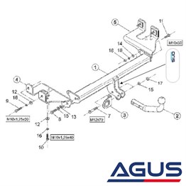 KIA Sportage Çeki Demiri (KM) 2005-2010