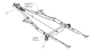 KNOTT 1000-1350 Kg Frenli Römork ve Karavan Şasesi