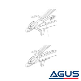 KNOTT 1400-2700 kg V Modeli Frenli Kaplin (Çeki Oku) K27-A N3