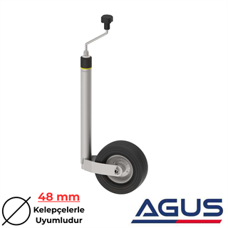 Knott 150 kg 48 mm Krikolu Kilo Ölçerli Ön Destek Tekerleği Geniş Taban