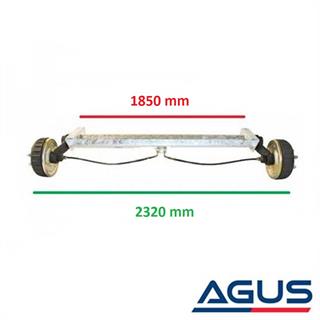 1800 kg Torsiyonlu Aks Frenli Dingil 1850 mm VGB 18-MV