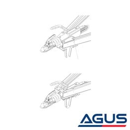 KNOTT 2700-3500 kg V Modeli Frenli Kaplin (Çeki Oku) KFGL35-A