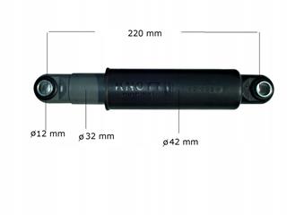 KNOTT AKS Karavan & Römork Amortisörü 340 mm I 120 mm