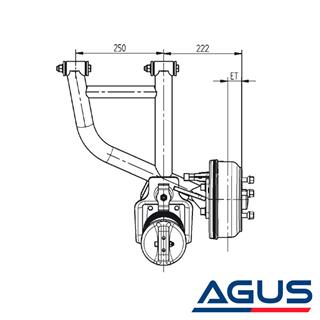 KNOTT Bağımsız Süspansiyon Sağ 675 KG 
