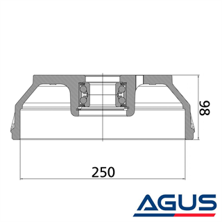 Knott Dingil Fren Kampanası 250mm 5x112