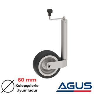 Knott Premium 500 kg 60 mm Krikolu Ön Destek Tekeri