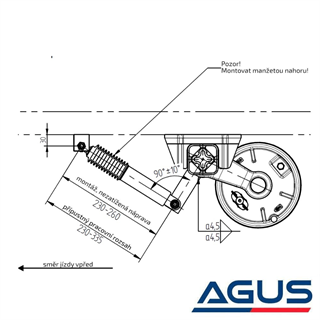 KNOTT Premium Amortisörü 220mm I 340 mm 900 Kg