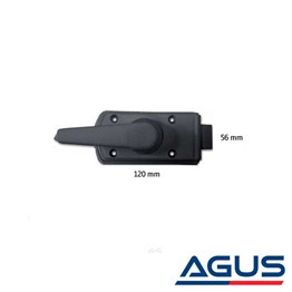 Komple Karavan Kapı Kilidi Takım Beyaz Dairesel Sağ