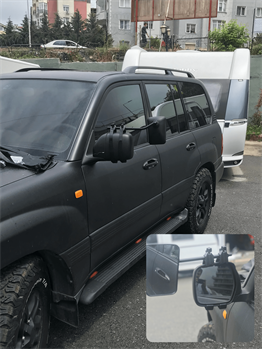 Konveks Karavan Yan İlave Geniş Görüş Aynası - Tek