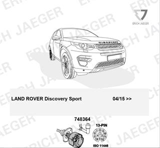 LAND ROVER Discovery Sport 2015-2020 Römork Tesisatı 13P