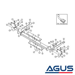 LAND ROVER Range Rover Sökülebilir Çeki Demiri 2002-2012