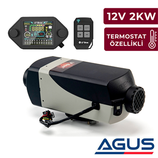 LF-Bros 12V 2KW Termostat Özellikli PREMIUM Dizel Isıtıcı