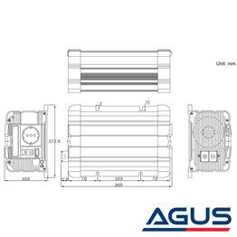 Max Tam Sinüs İnverter 12V 600W 