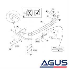 MAZDA 6 Çeki Demiri 2007-2013 (BL-BK) Hatchback,Sedan,Stationwagon