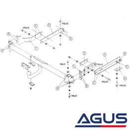 MERCEDES 190-Serisi Çeki Demiri W201 1988-1993 Sedan 